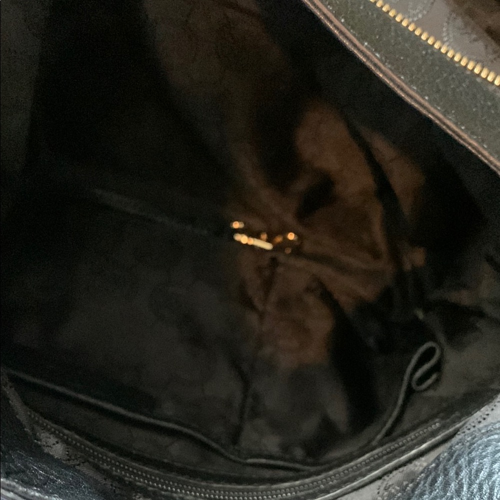 Michael Kors Black Leather Shoulder Bag - Picture 13 of 15